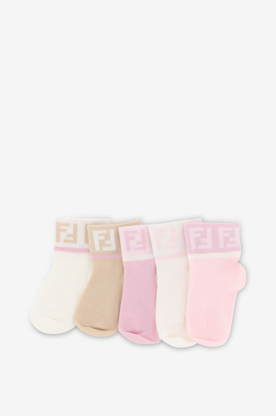 FF set of 5 pairs of baby socks FENDI Bongenie