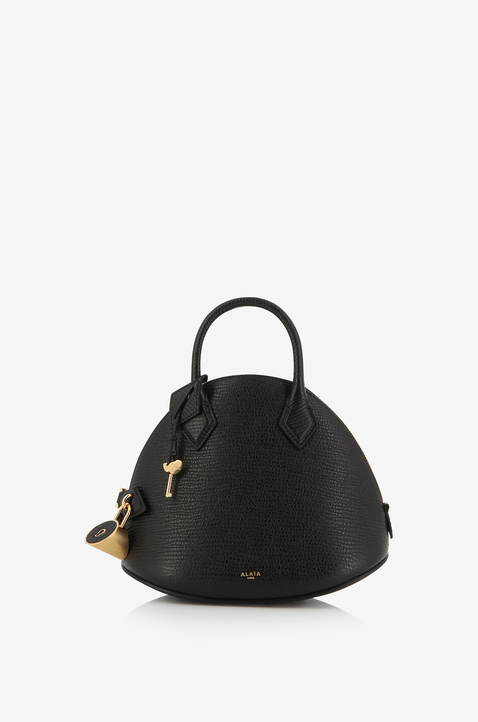 Dome 25 grained leather handbag