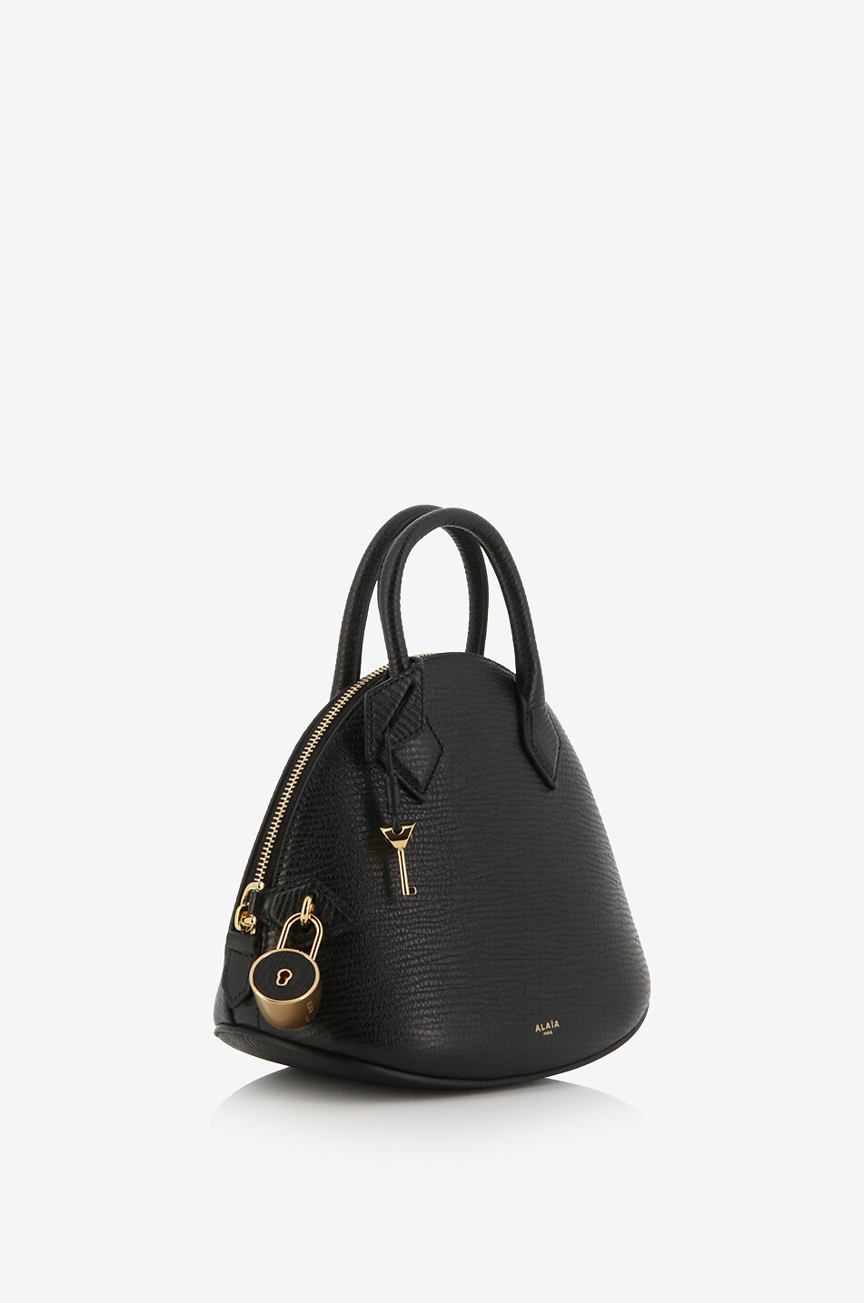 ALAÏA Dome 25 grained leather handbag Women BLACK 2