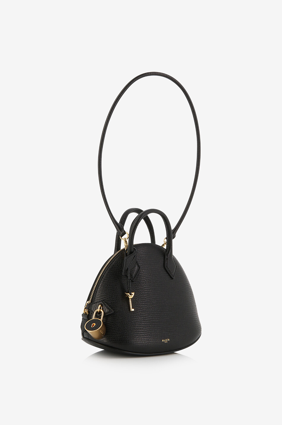 ALAÏA Dome 25 grained leather handbag Women BLACK 5