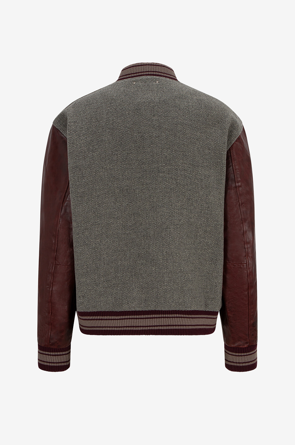 Collegejacke aus Strick und Leder Aleandro
