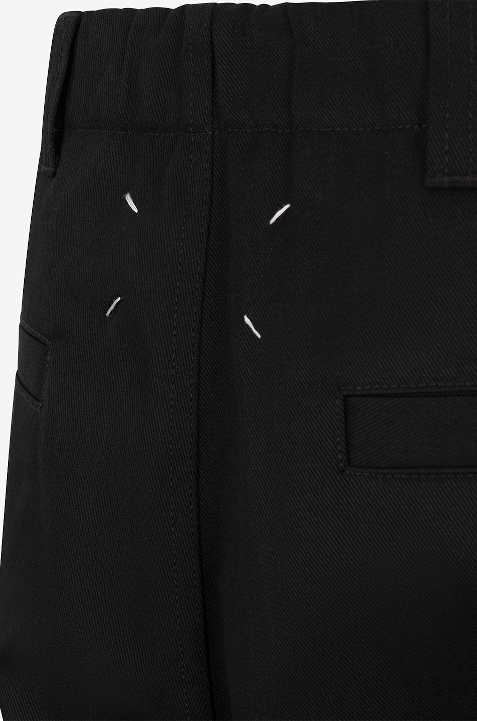 MAISON MARGIELA Weite Gabardine-Chinohose Skater Herren SCHWARZ 3