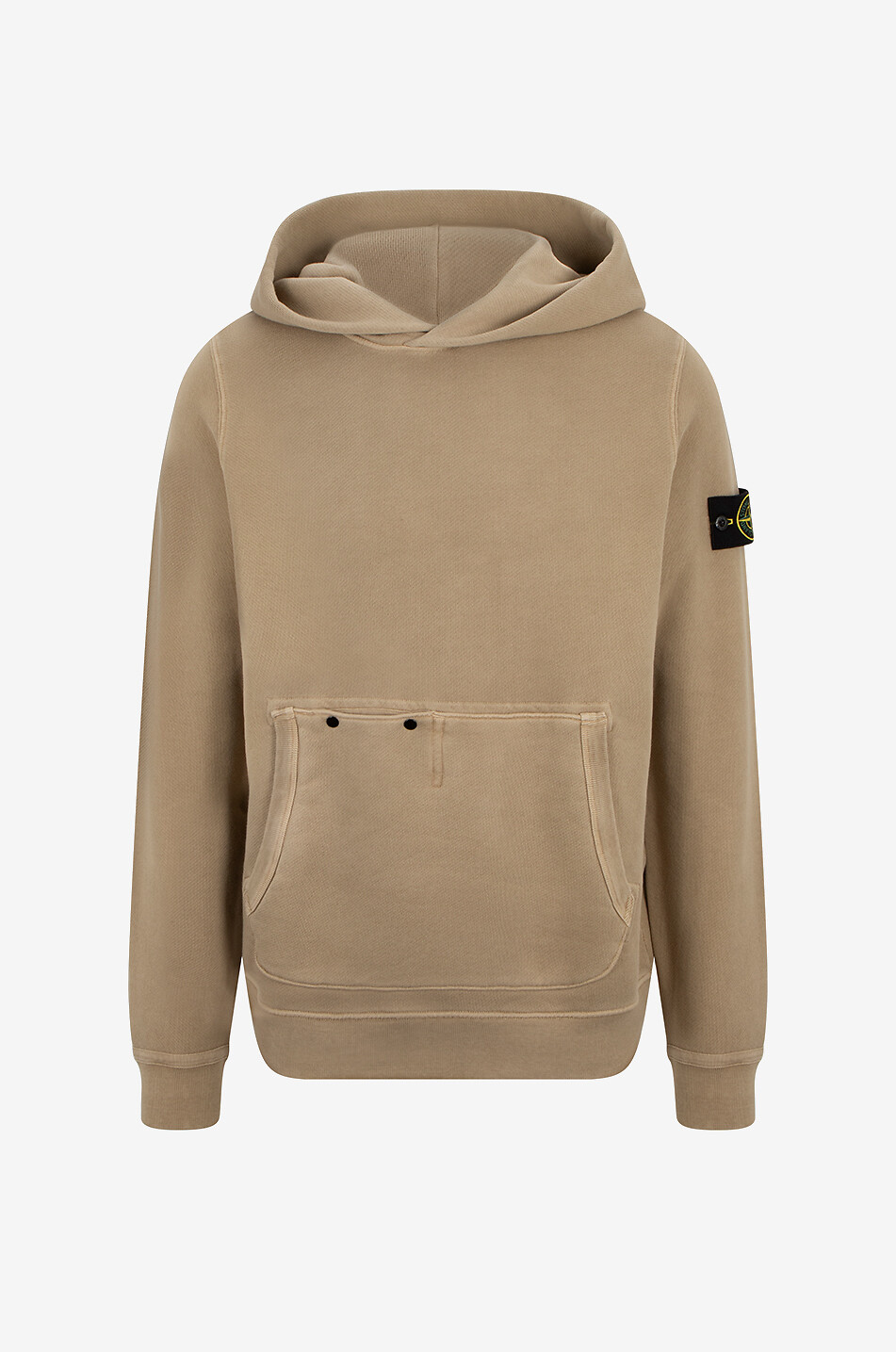 61041 Old Effect organic cotton hooded sweatshirt