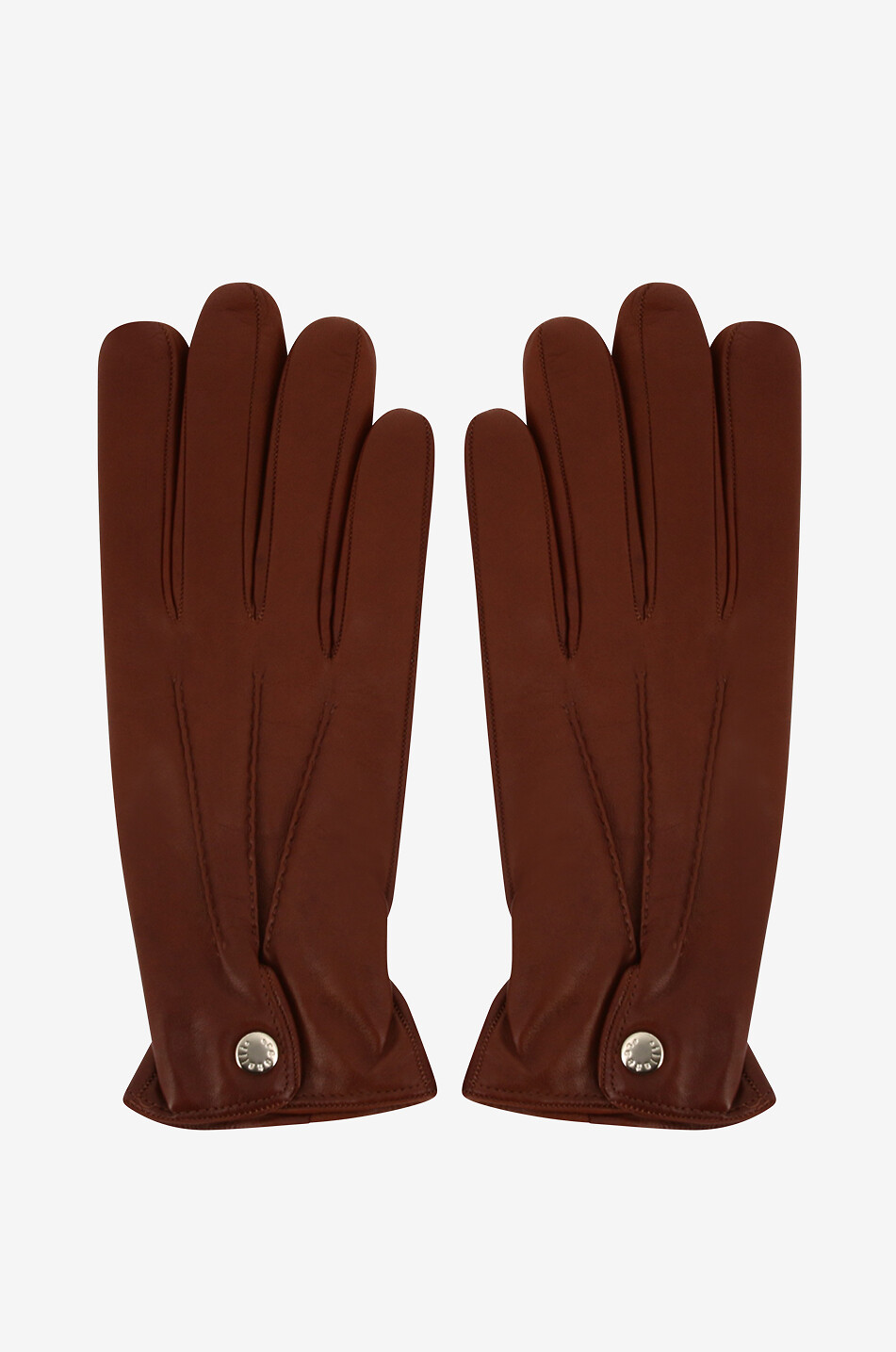 PIERO RESTELLI Handschuhe aus Leder Damen COGNAC 1