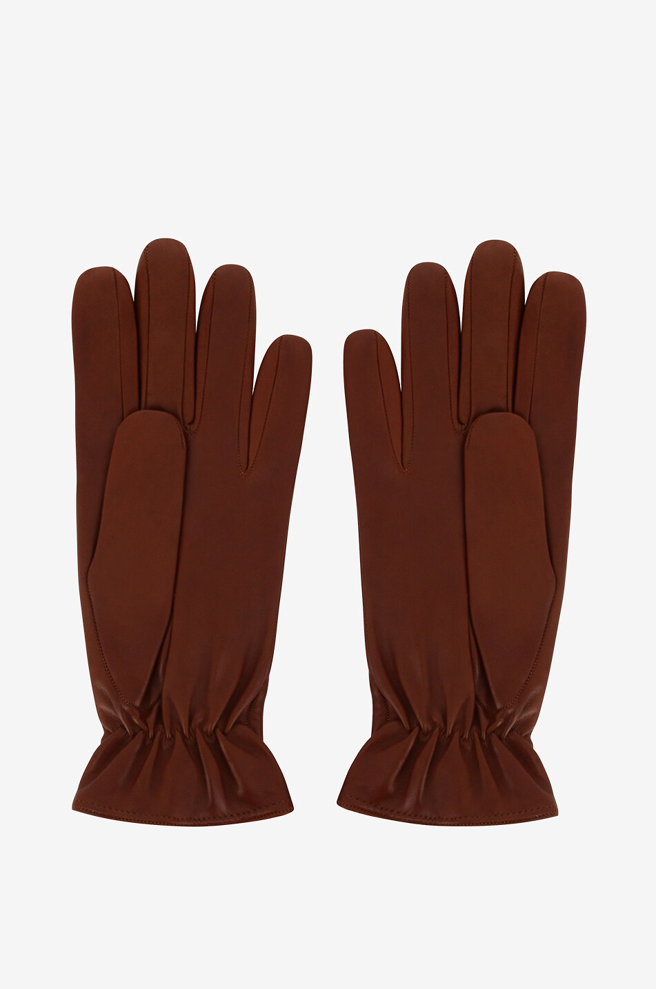 PIERO RESTELLI Handschuhe aus Leder Damen COGNAC 2