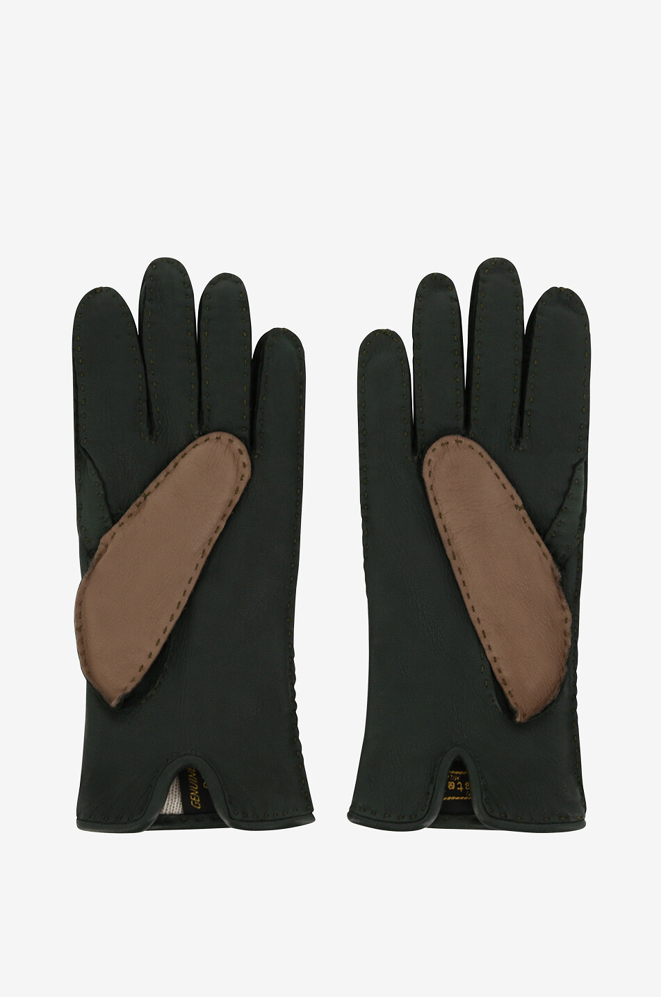 PIERO RESTELLI Gants en cuir de cerf Femme MARRON 2
