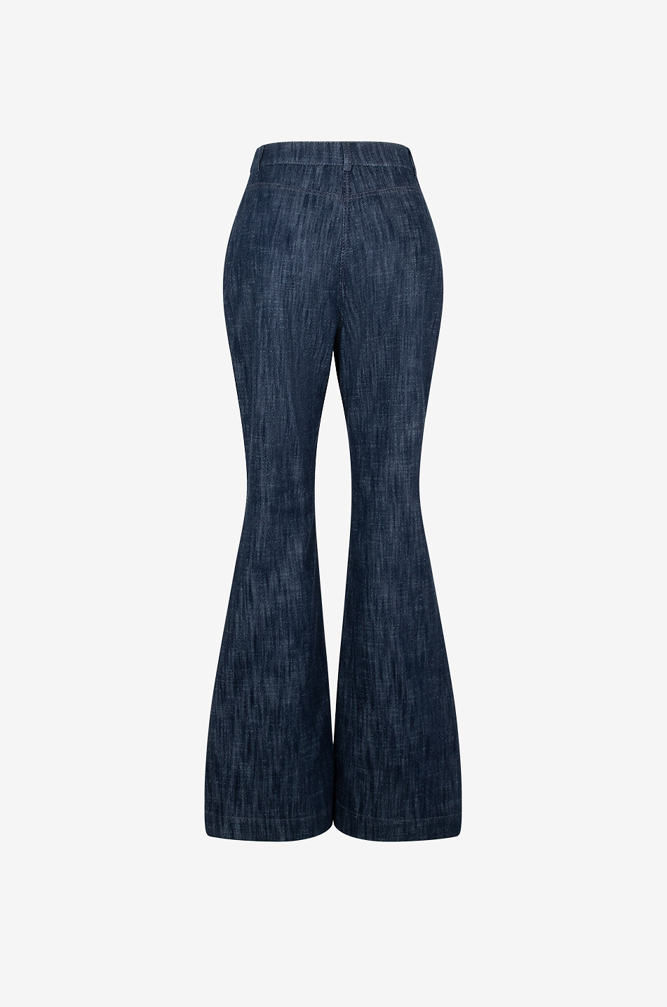 AKRIS PUNTO Courtney high-rise flared cotton and wool jeans Women BLUE 2