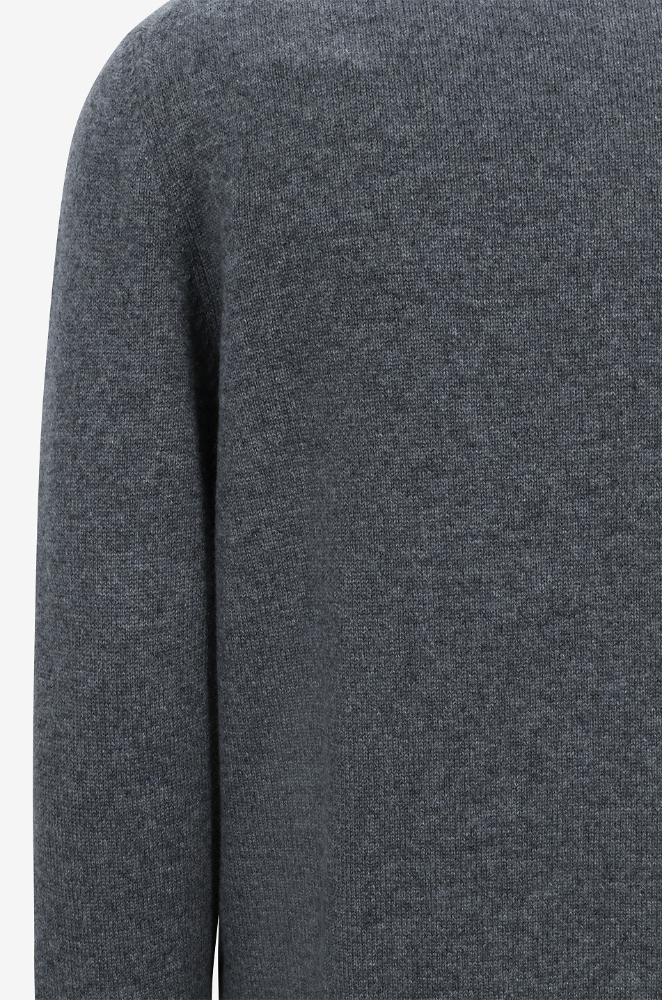 GRAN SASSO Full-zip cashmere cardigan with stand-up collar Men MEDIUM GREY 3