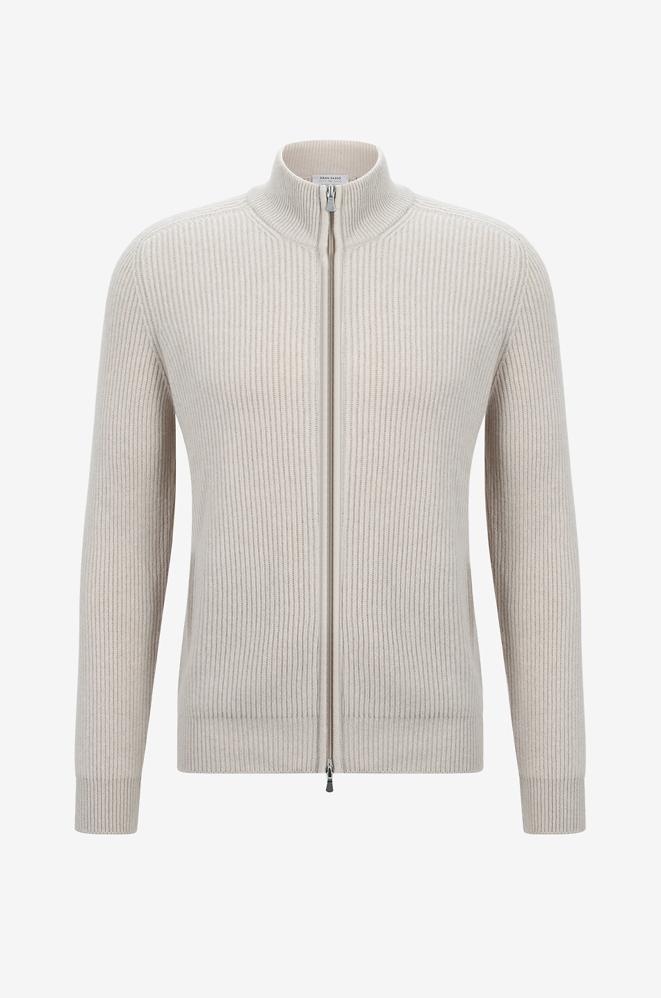 Full-zip cashmere cardigan