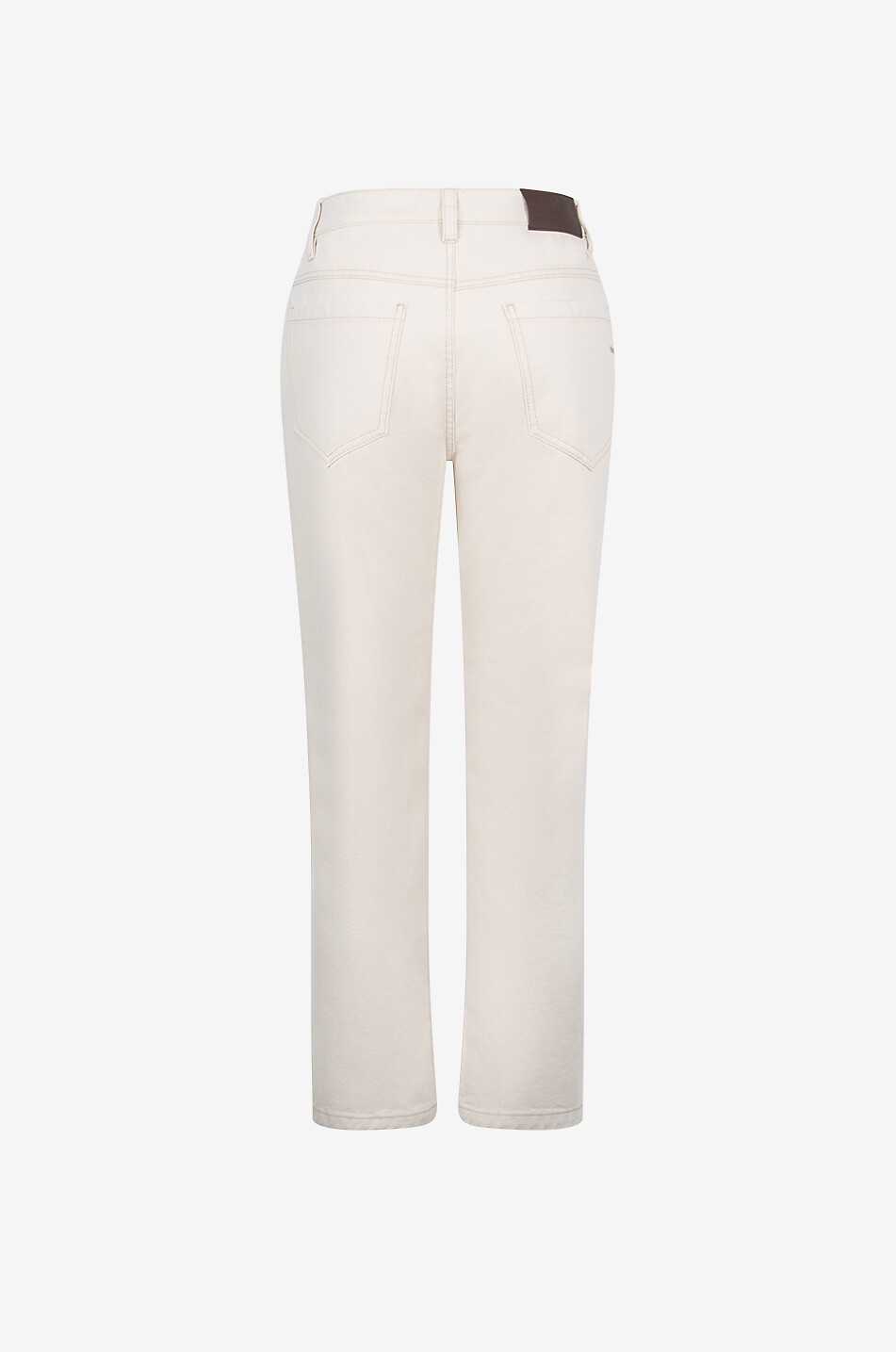 BRUNELLO CUCINELLI Verkürtze gerade Jeans mit Monile The Retro Vintage Jean Damen Hellbeige 2