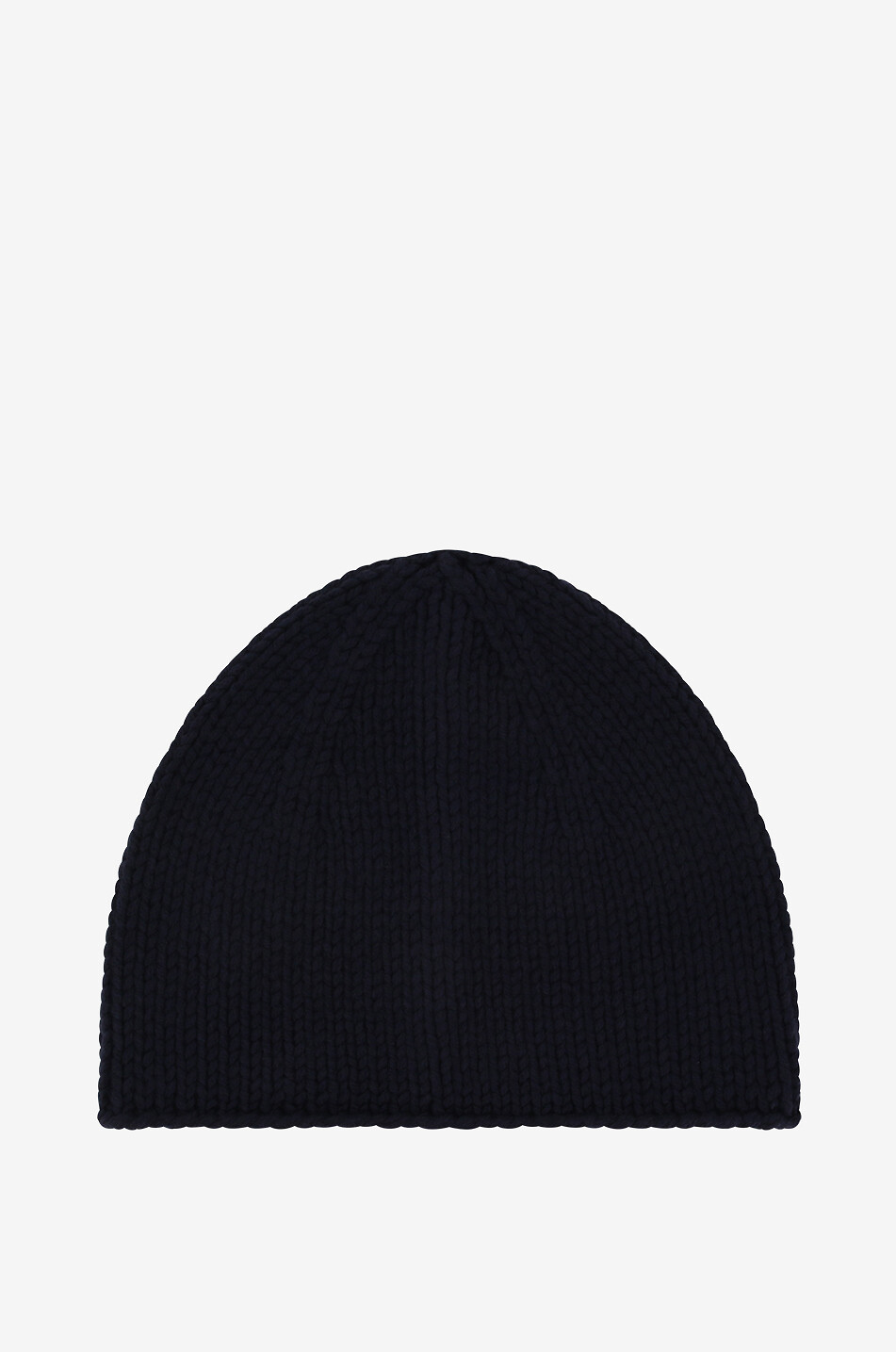 FABIANA FILIPPI Bonnet épais en laine et cachemire mélangés Femme BLEU FONCE 1