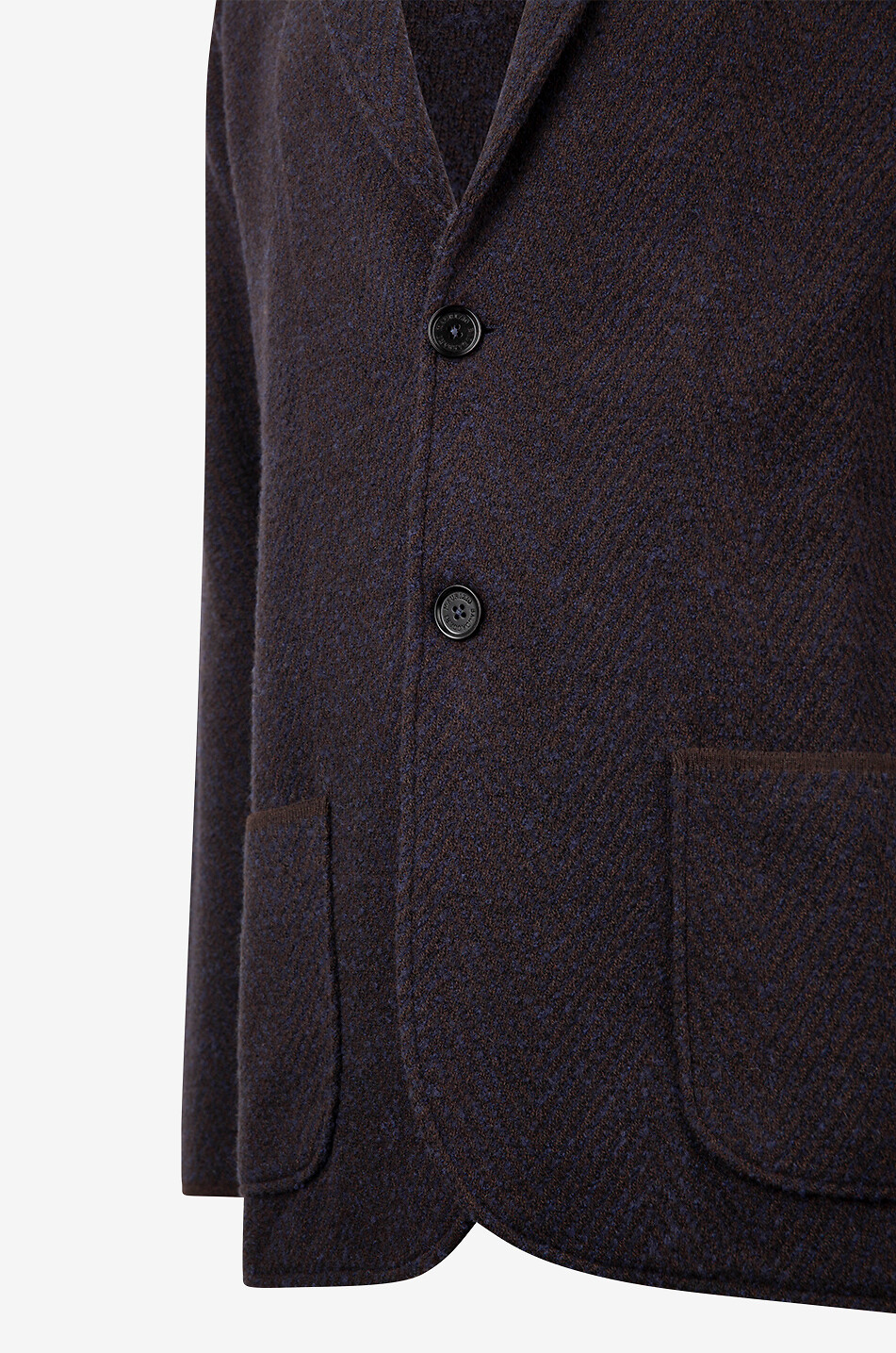 Schurwoll-Strickblazer