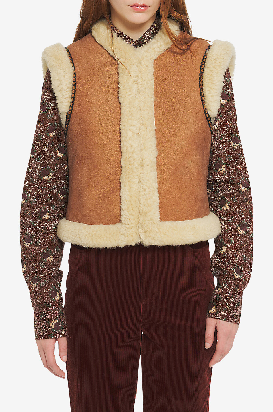 Demis shearling vest