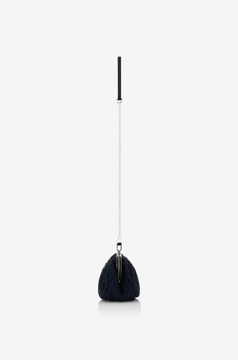 WEEKEND MAX MARA Pasticcino Small Edita crystal-clad satin bag Women DARK BLUE 4