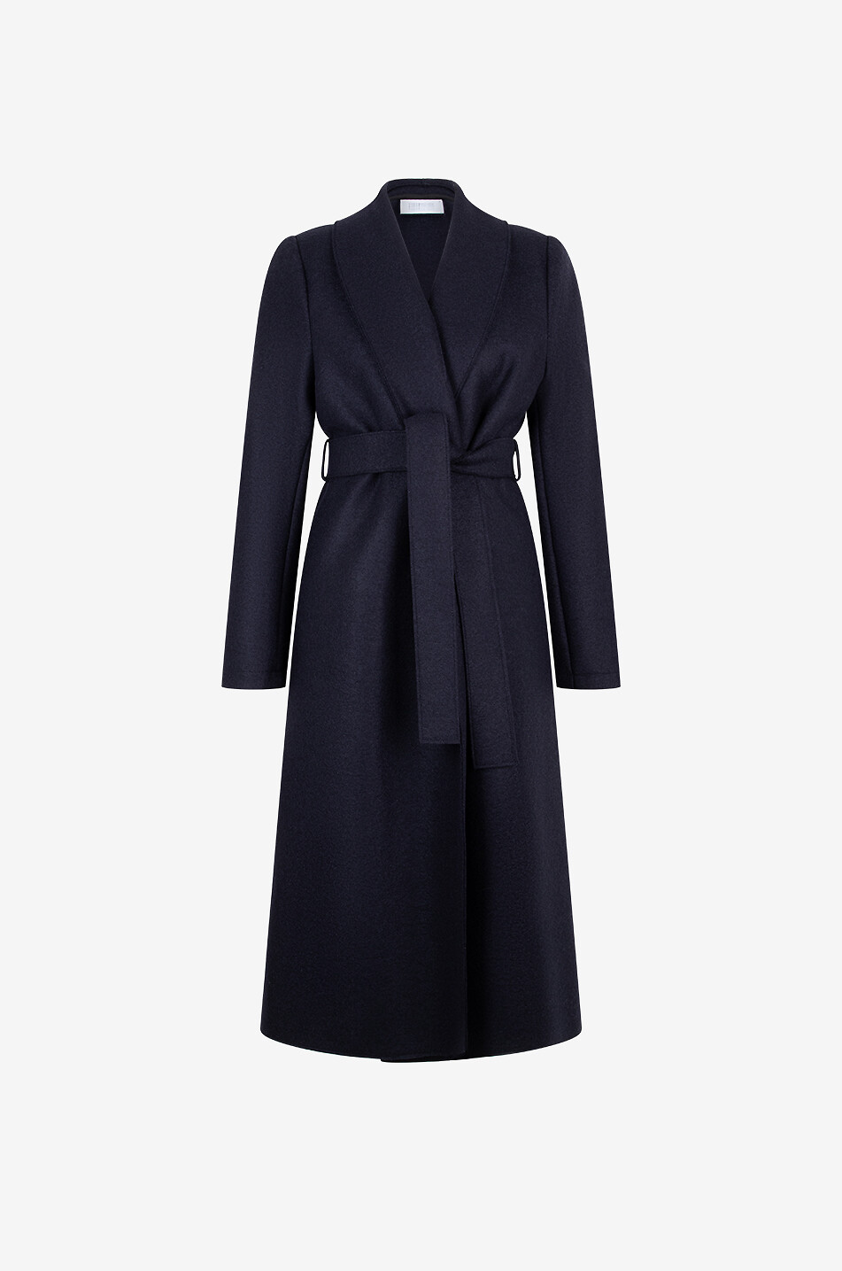 Manteau long en laine vierge