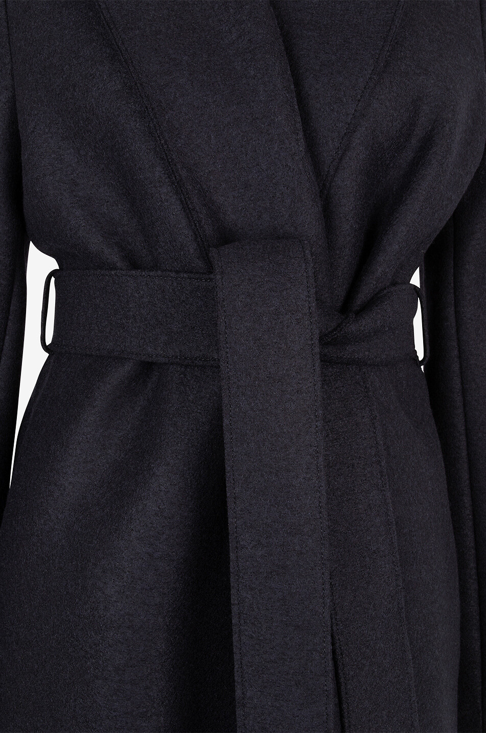 Virgin wool long coat
