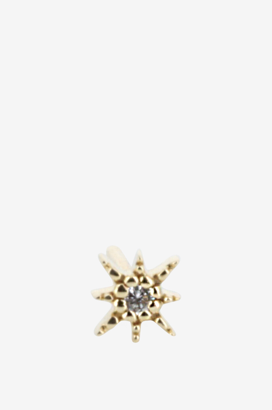GBYG Mono boucle d'oreille longue en or jaune et diamant Étoile Femme JAUNE 1