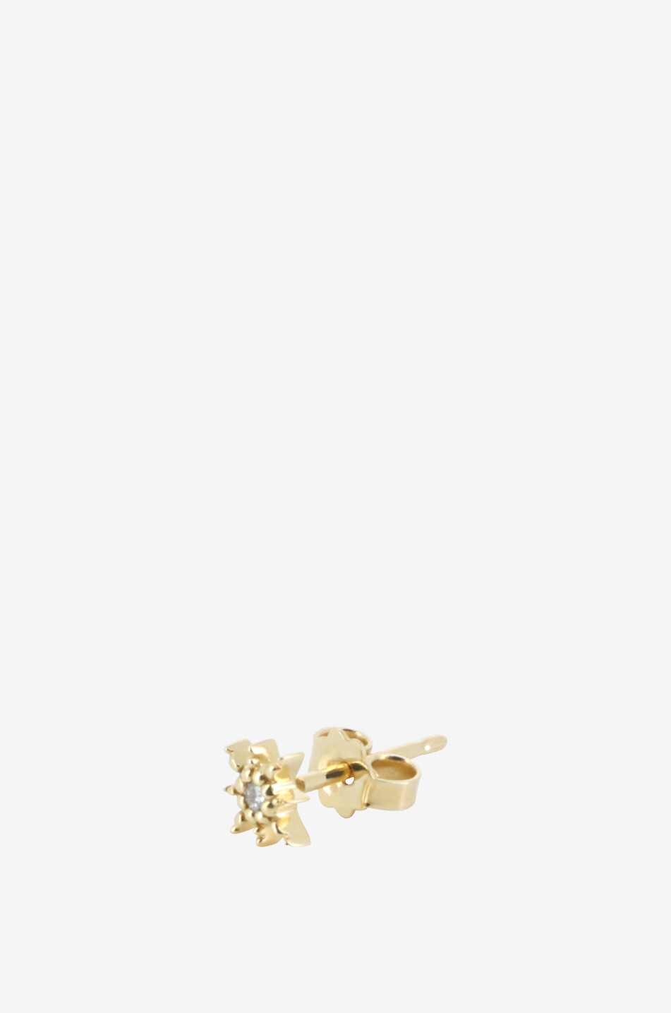 GBYG Mono boucle d'oreille longue en or jaune et diamant Étoile Femme JAUNE 2