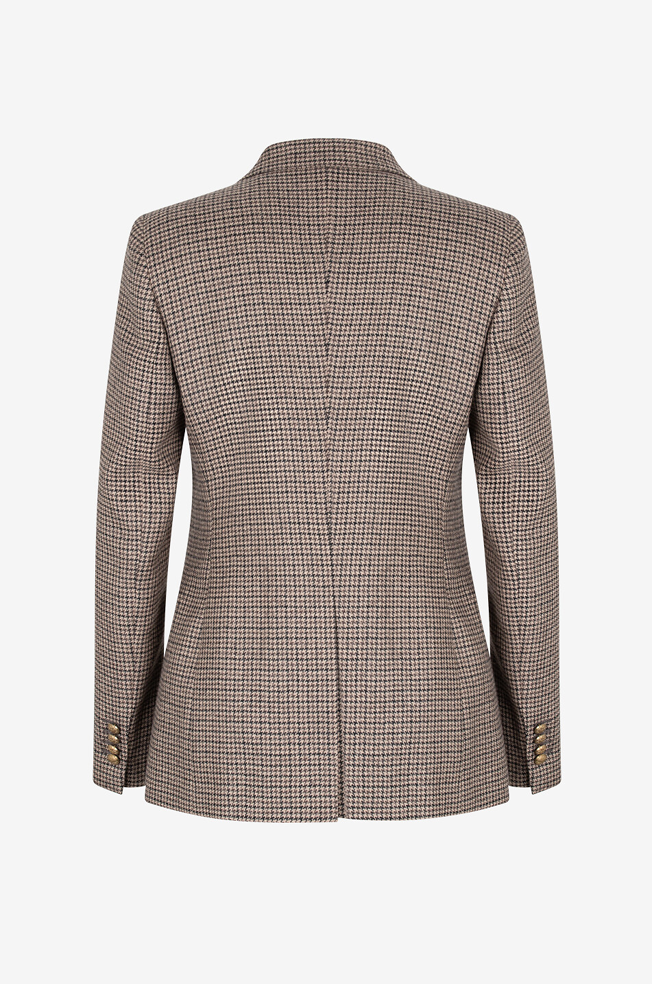 Parigi virgin wool houndstooth check blazer