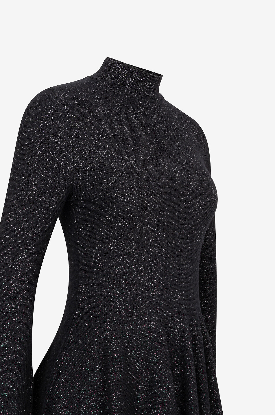 Mini robe évasée en maille lurex Cintya Skater