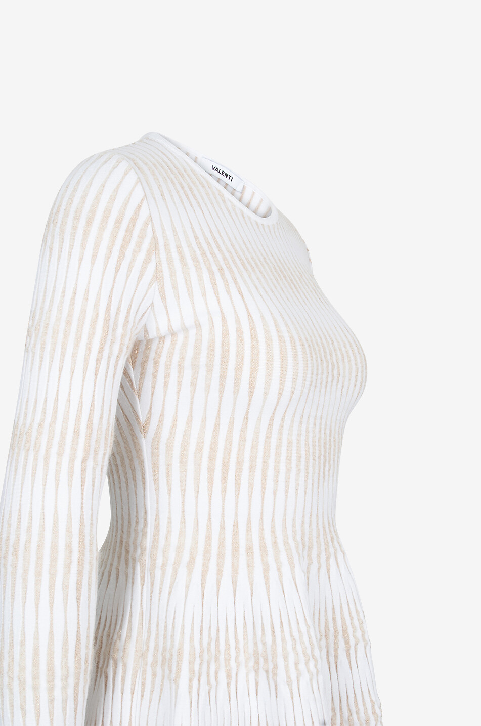 ANTONINO VALENTI Sue Skater flared knit mini dress with lurex Women MULTI COLOURED 3