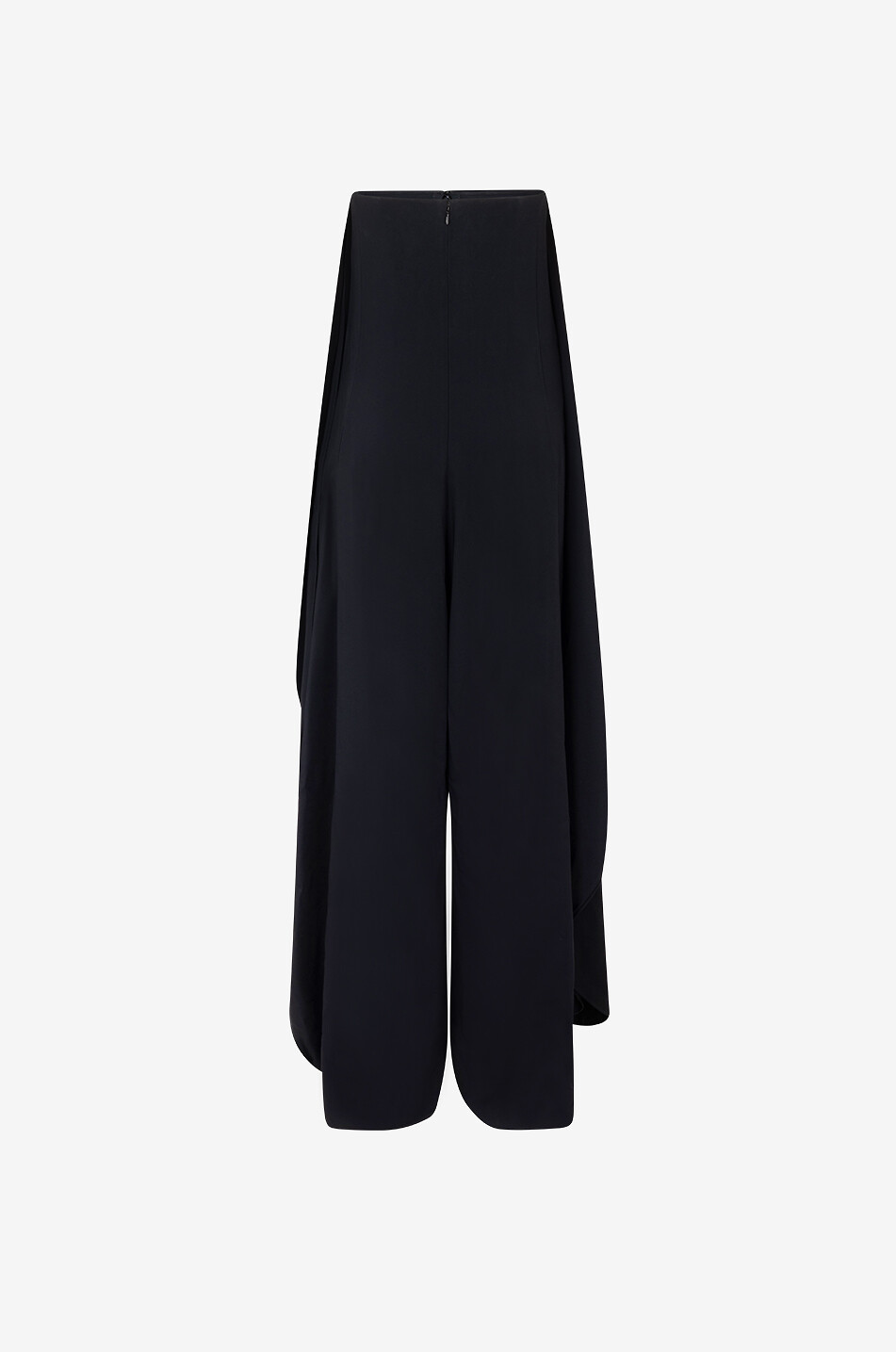 ALAÏA Stretch cady round corset jumpsuit Women BLACK 2