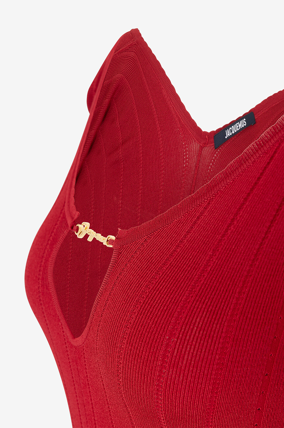 Fein gerippter Pullover mit V-Ausschnitt Le haut Pralu