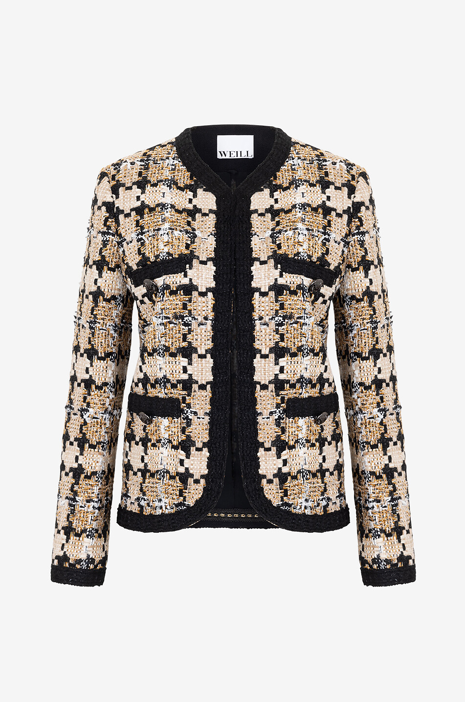 Karierte Tweedjacke Tahia