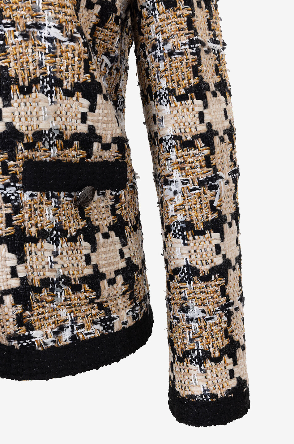 Veste en tweed à carreaux Tahia