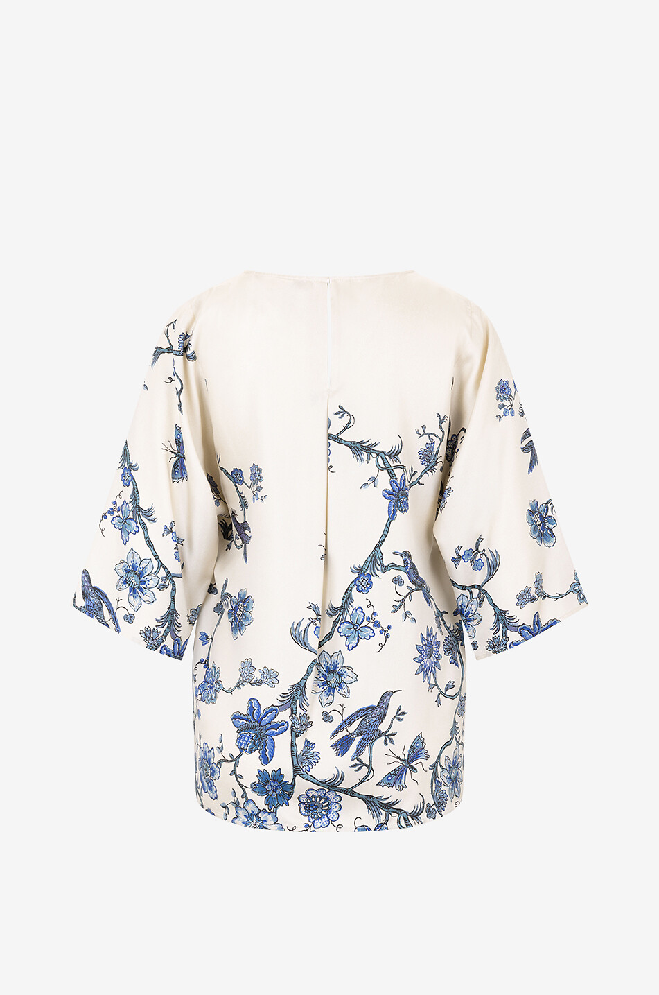 WEEKEND MAX MARA Filippo loose floral silk twill blouse Women LIGHT BLUE 2