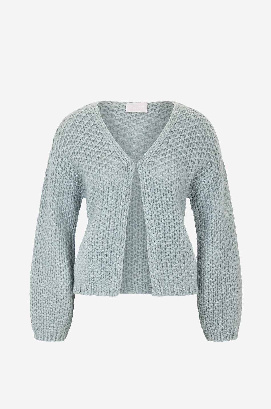 Kurzer luftiger dicker Cardigan aus Kaschmir