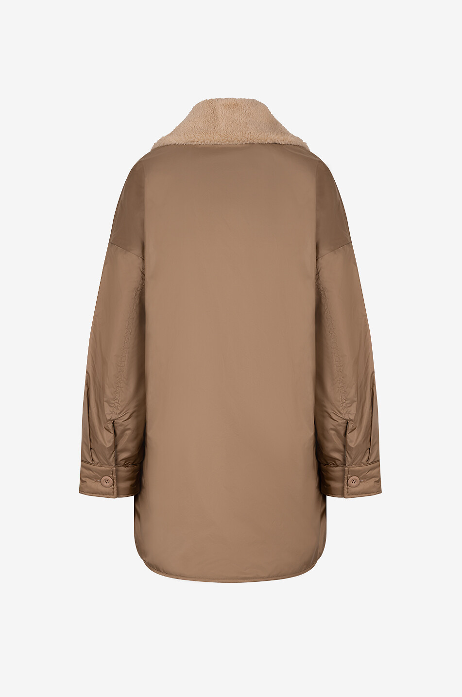 WEEKEND MAX MARA Parka rembourrée réversible en nylon Drawa Femme CAMEL 2