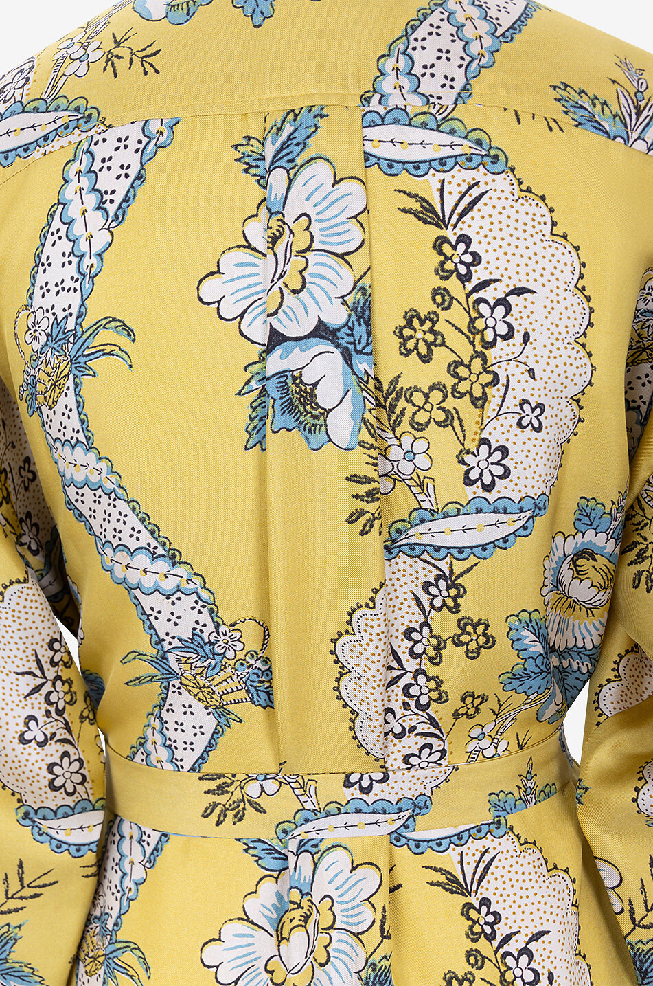 WEEKEND MAX MARA Gaia printed silk twill midi shirt dress Women YELLOW 3