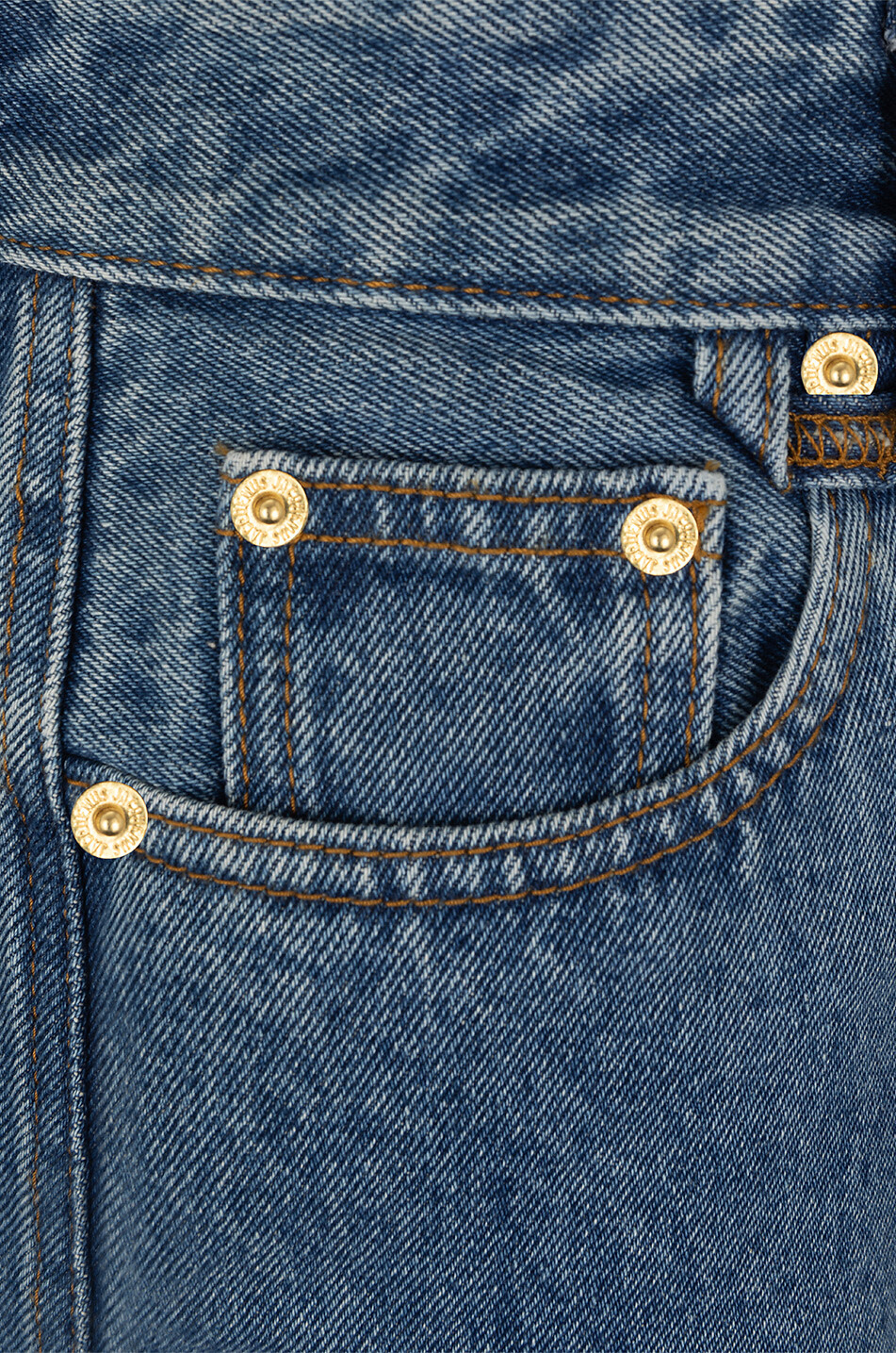 JACQUEMUS Asymmetrischer Midirock La Jupe De-Nîmes Damen BLAU 3