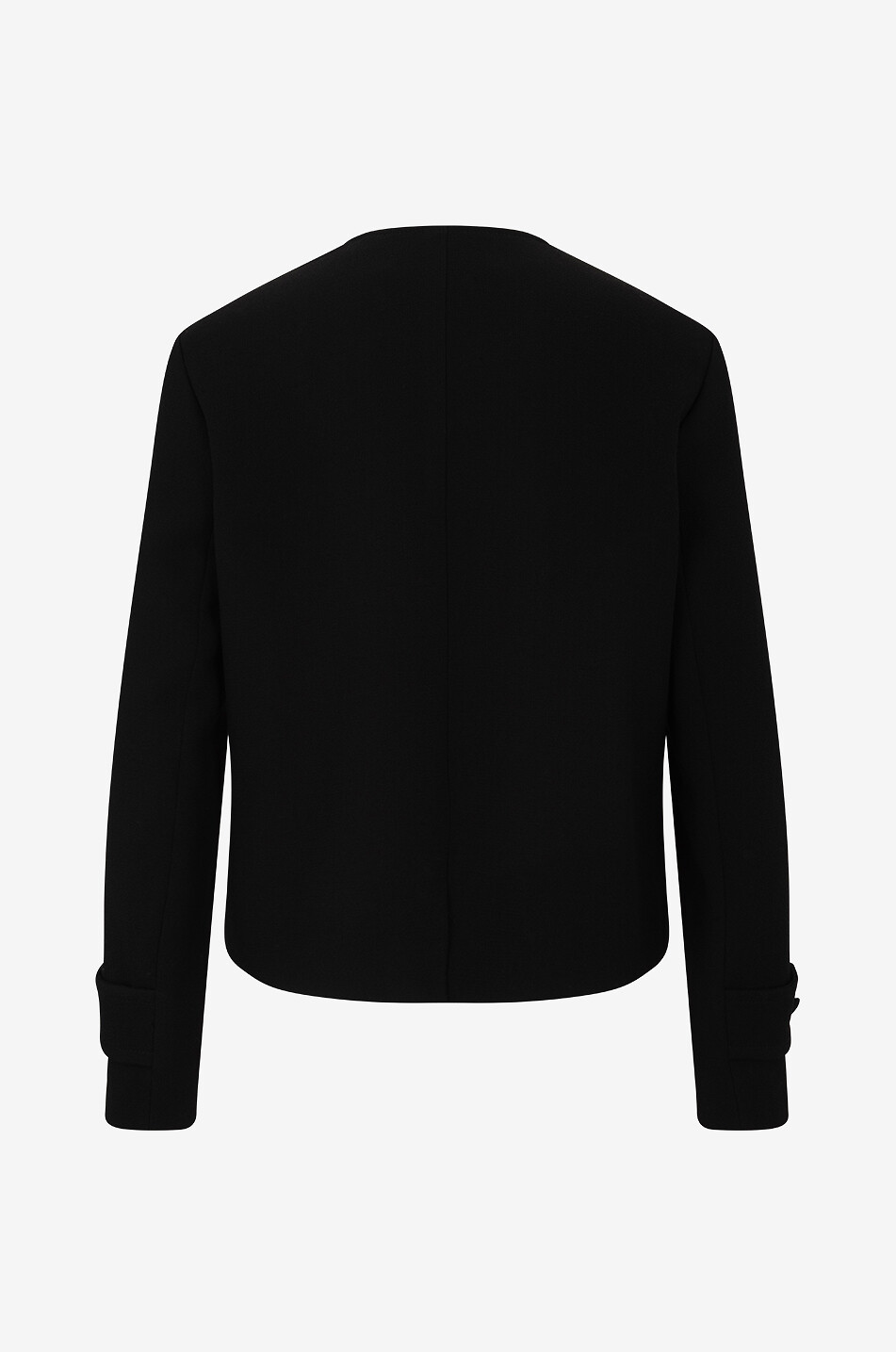 KITON Kostümjacke aus Crêpe mit verschobener Knopfleiste Damen SCHWARZ 2