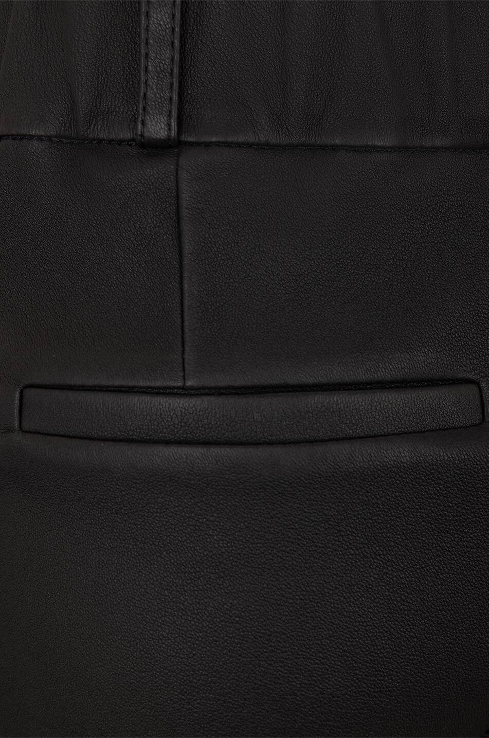 Pantalon slim en cuir Jen