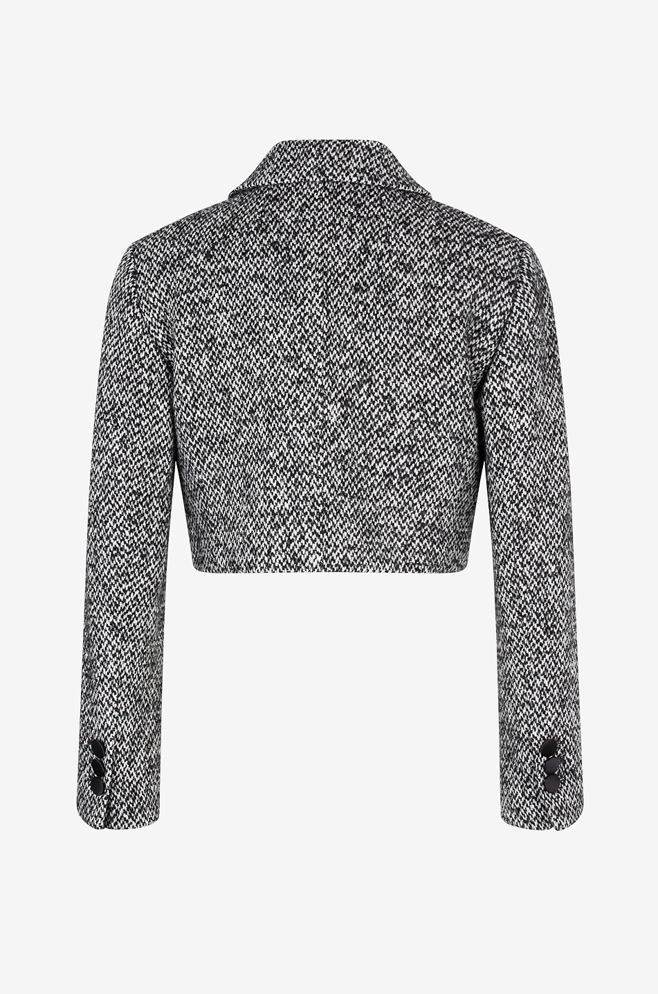 DOLCE & GABBANA Micro wool tweed short suit jacket Women MULTI COLOURED 1 2