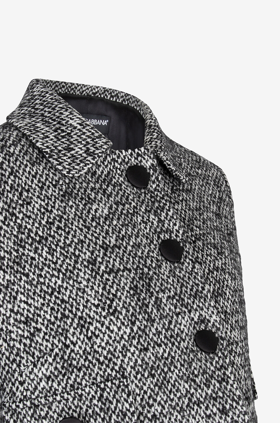 DOLCE & GABBANA Micro wool tweed short suit jacket Women MULTI COLOURED 1 3