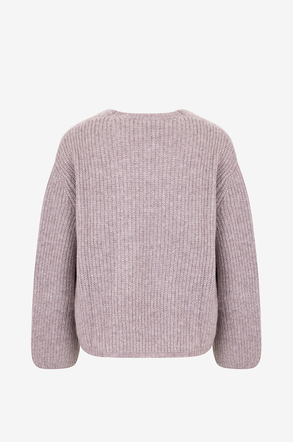 Weiter Kaschmir- und Seidenpullover mit V-Ausschnitt Piper