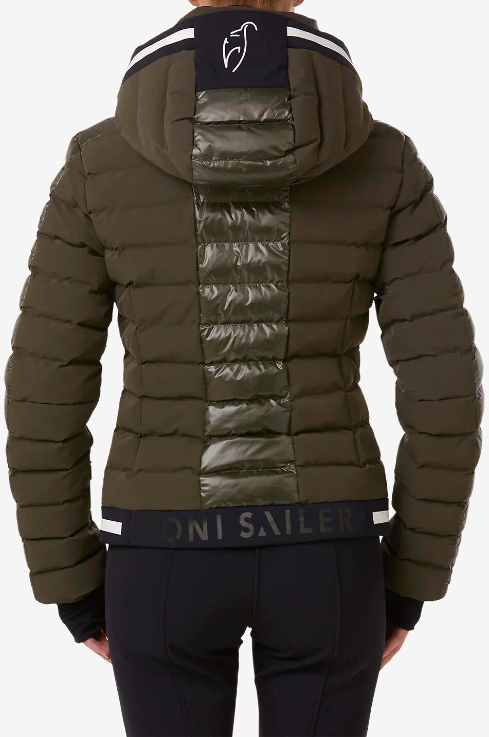 Khaki ski jacket womens sale