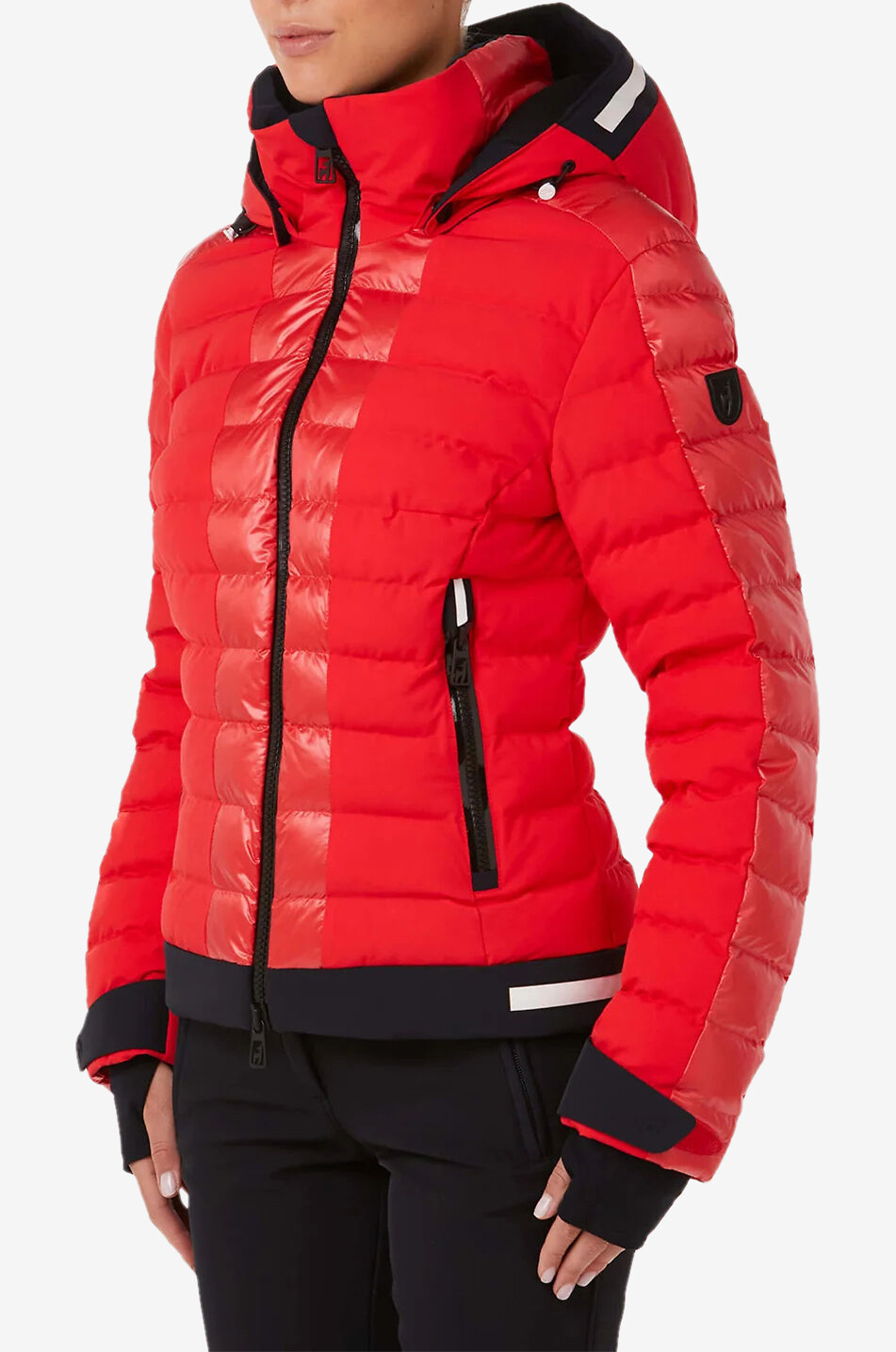 Taillierte Skijacke mit Kapuze Norma