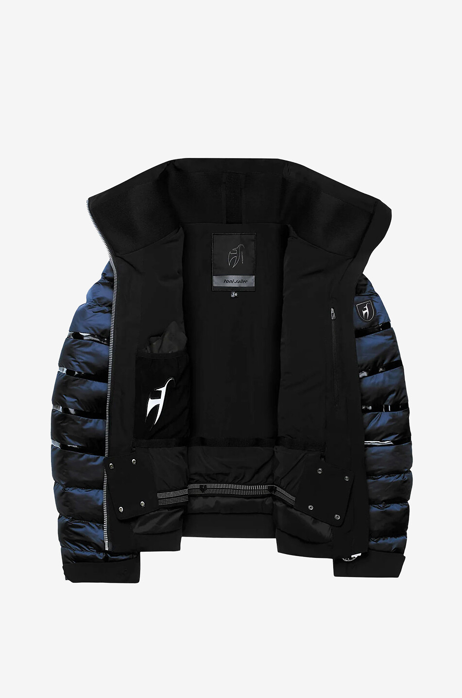 Adele Splendid fitted hooded ski jacket