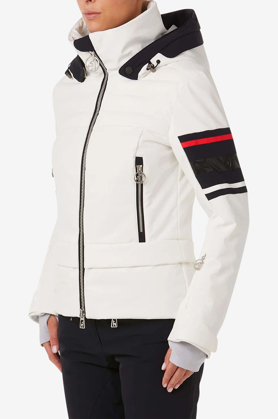 TONI SAILER Schmale Skijacke mit Kapuze Hanna Damen WEISS 4