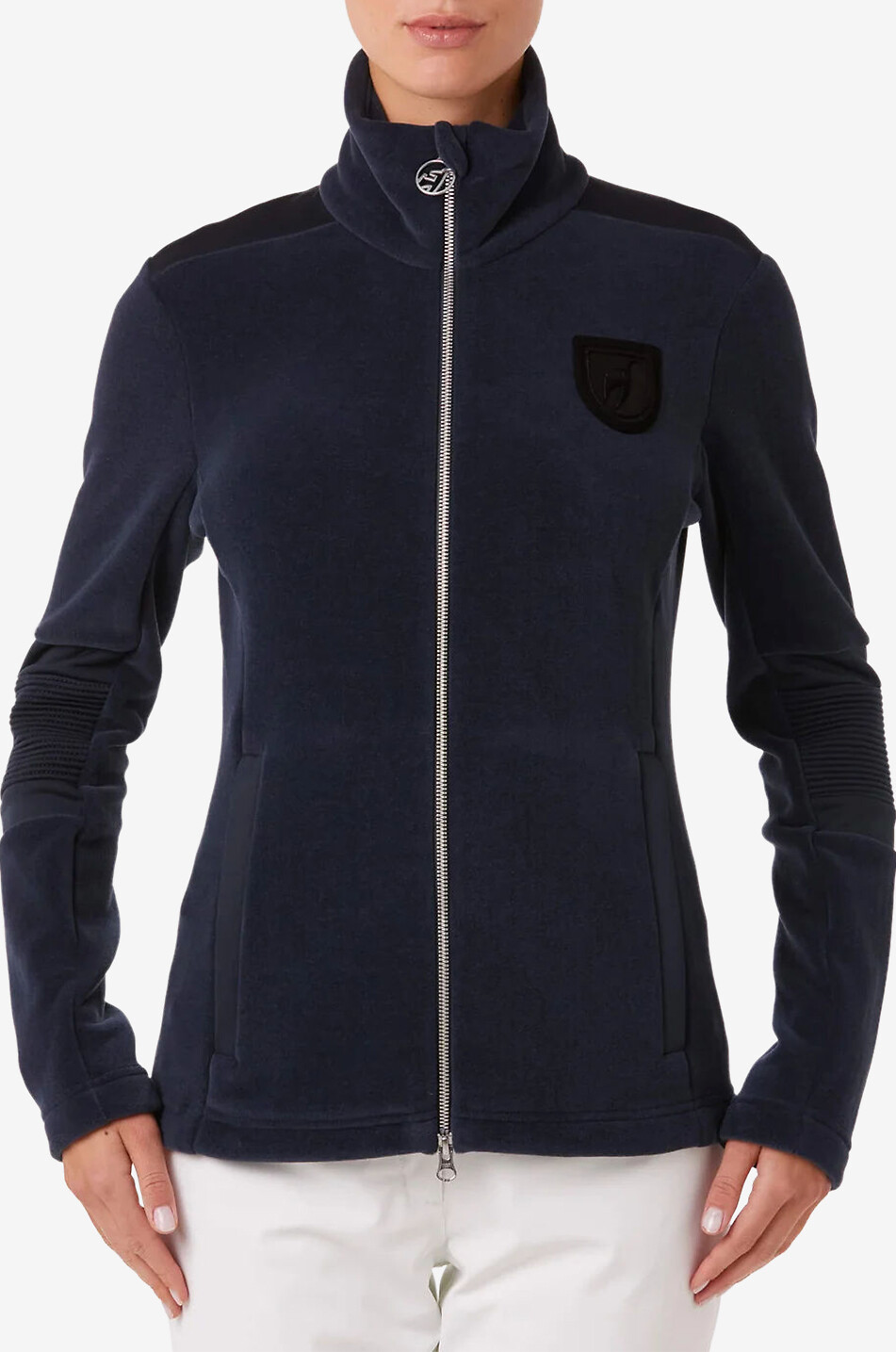 TONI SAILER Jackie mid-layer fleece jacket with stand-up collar Women DARK BLUE 3