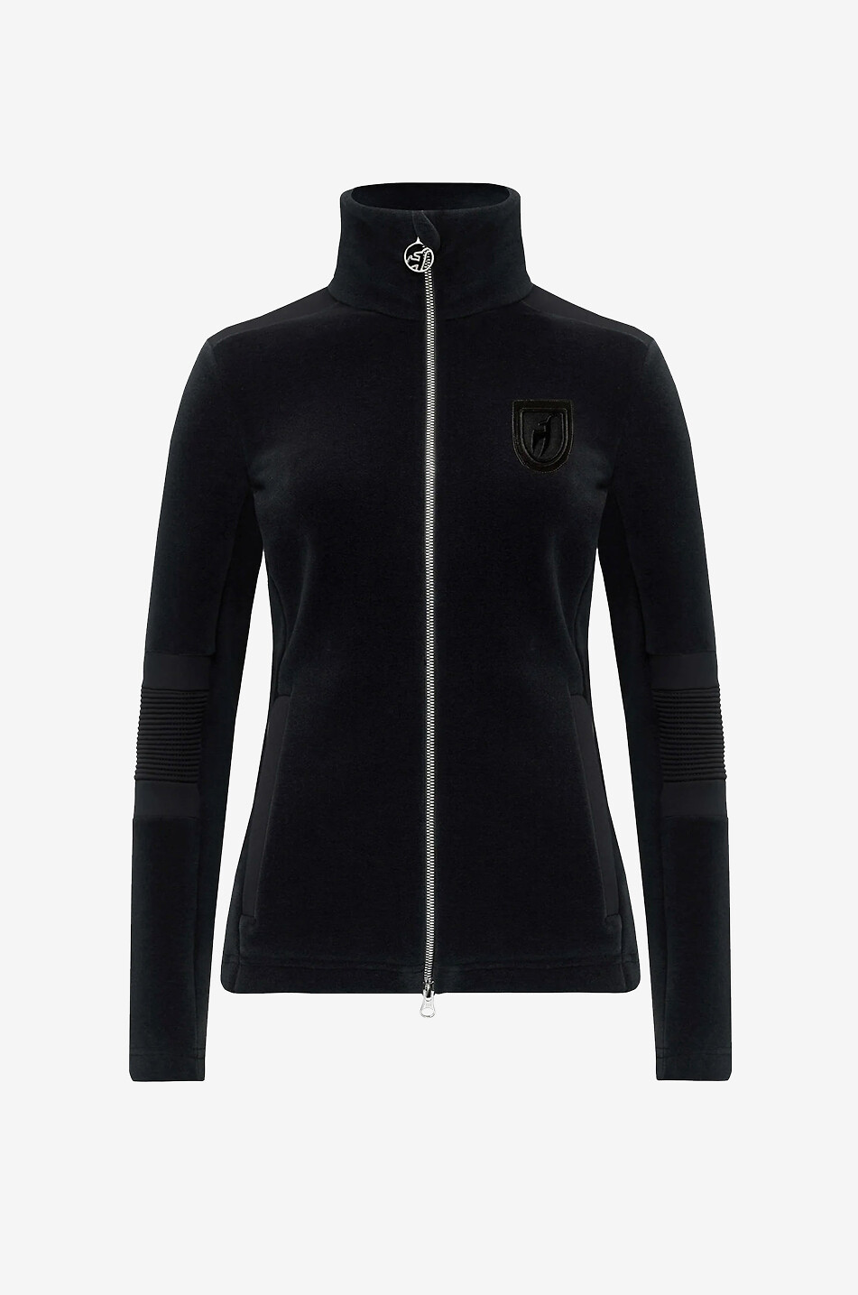 Veste sous-pull en polaire à col montant Jackie