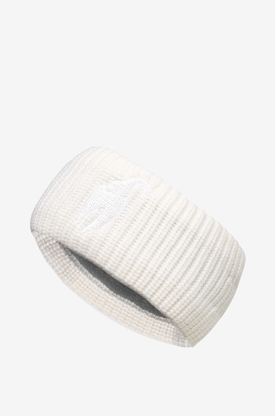 Bandeau côtelé en laine mérinos Isadora