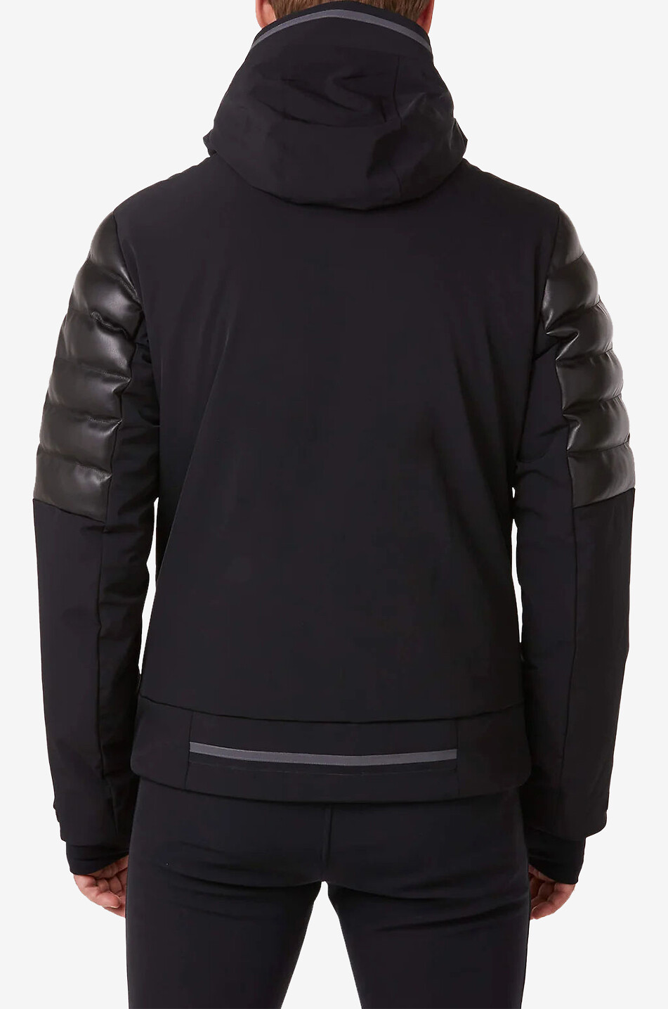 Skijacke aus Nylon und Kunstleder Lorenz