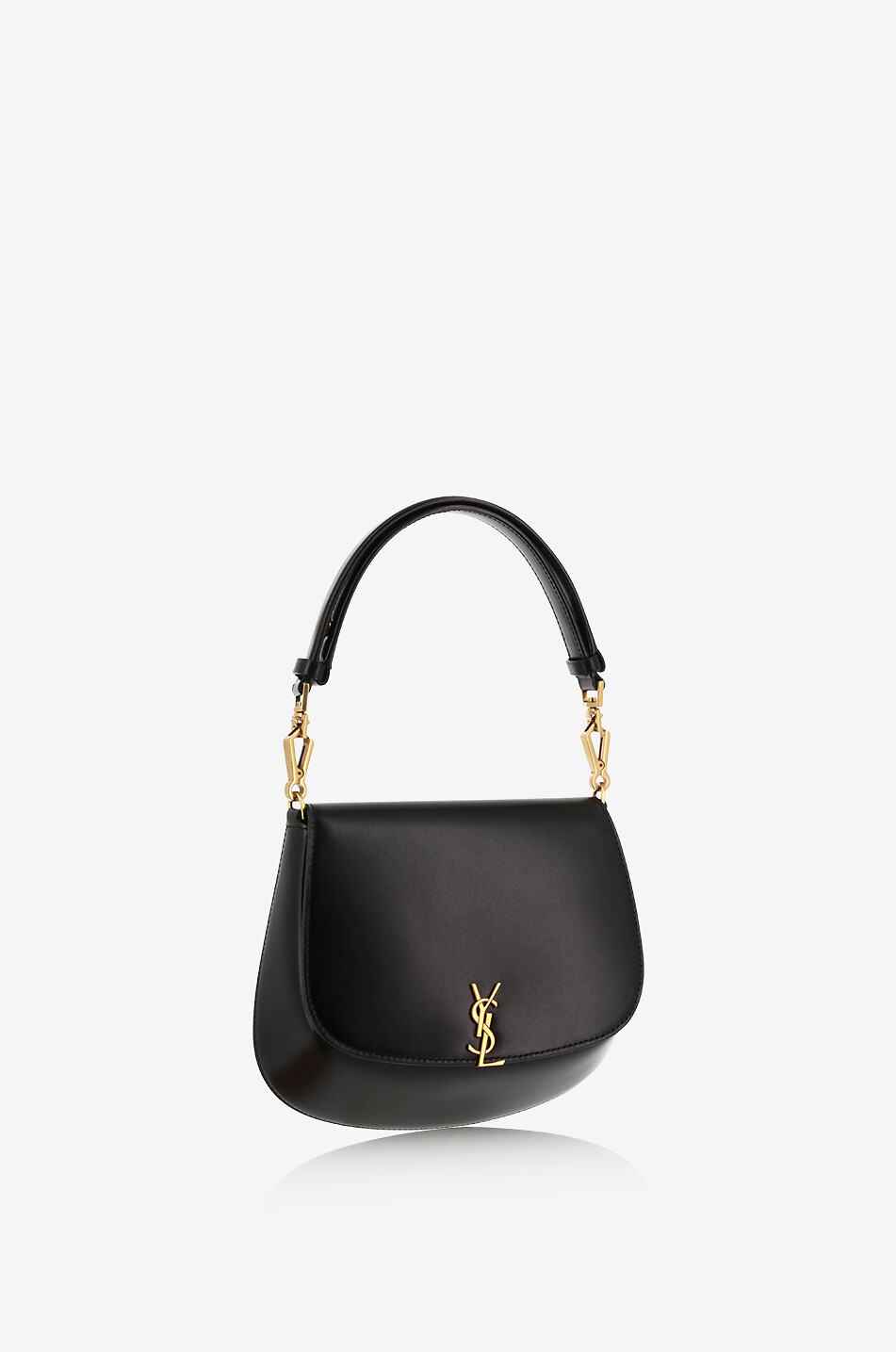 SAINT LAURENT PARIS Voltaire Box smooth leather handbag Women BLACK 2