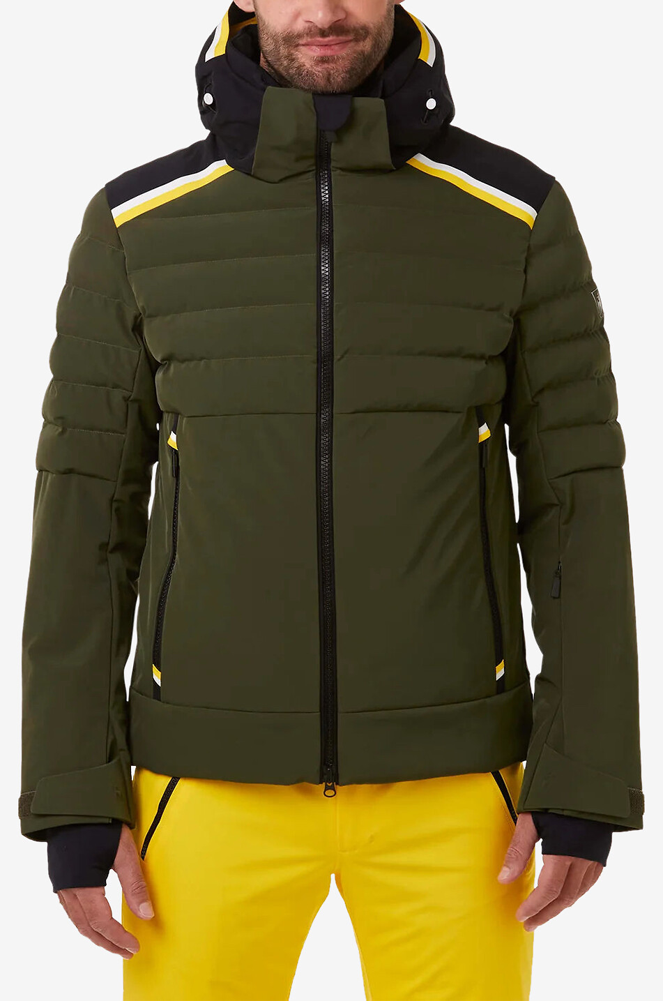 Lorenz hooded ski jacket