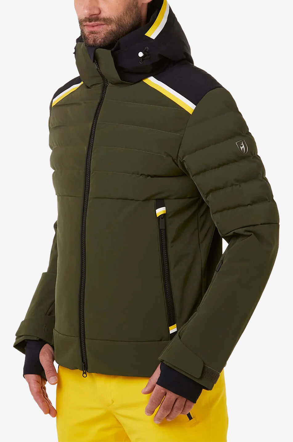 Lorenz hooded ski jacket